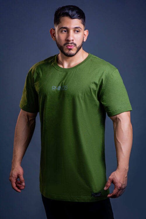 CAMISETA RHINOS VERDE MUSGO