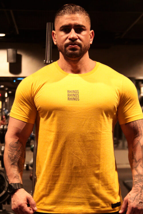 CAMISETA RISING MOSTARDA